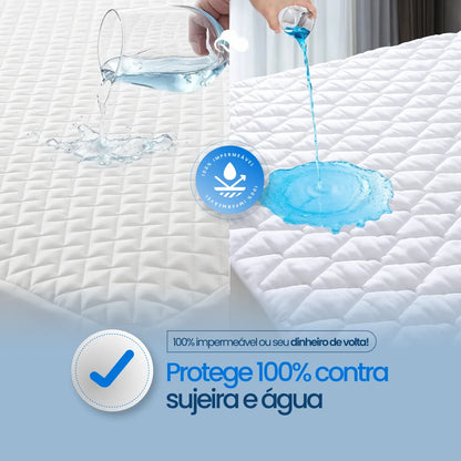 Protetor de Colchão Impermeável com Elástico Capas para colchões