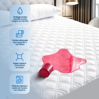 Protetor de Colchão Impermeável com Elástico Capas para colchões